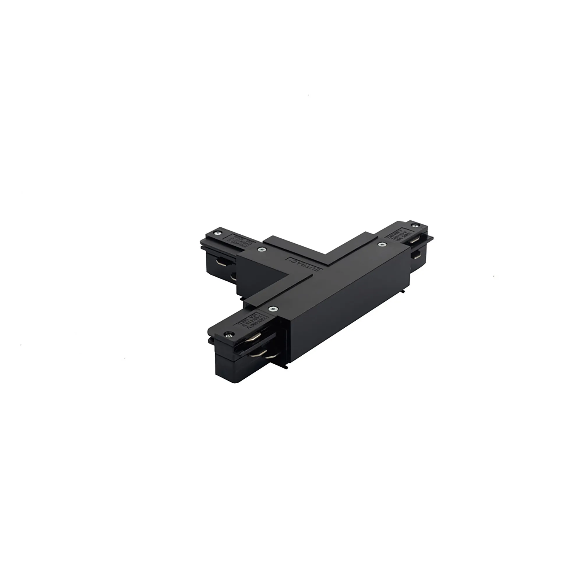 T Coupler With Feeding Option 3 Circuit Surface Mounted Track Earth Outside Left 555 1 1215 2  Eutrac 3 Circuit Surface-Black